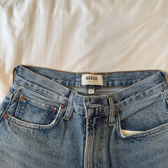 Agolde Balloon Jeans in Medium Blue Size 26 - Picture 2 of 4